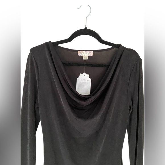 NwT Band of the Free Slinky Black Annabelle Whimsigoth Witchy Party Dress Size M - Picture 2 of 11